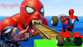 سبايدر مان يقفز ويسقط من السيارات-SPIDERMAN CRAZY JUMPS/FALLS (GTA 5 Spider-Man Fails) #2
