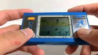14007 Gakken LCD Card Game Fishing Boy