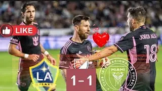 Messi Unbelievable Goal🔥🐐,Inter Miami vs LA Galaxy 1-1 All Goals,Suarez Show #messi #miami #suarez