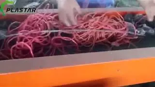 waste pp nylon rope fishing net rope shredding cutting machine