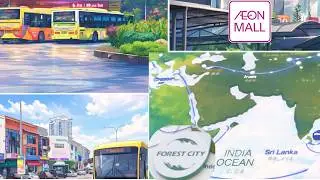 🇲🇾 Bus Ride from Forest City to AEON Bukit Indah - Johor Bahru, Malaysia