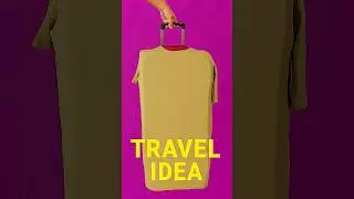 Smart Travel Hack: DIY Suitcase Cover Using a T-Shirt #travel #travelbackpack #handluggage