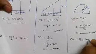 centroid of a composite shape