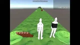 Early prototype infinite runner game - video 3