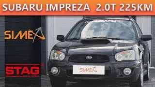 SUBARU IMPREZA WRX 2.0T 225KM Montaż instalacji gazowej w SIMEX. Instalacja LPG STAG QNEXT PLUS OBD