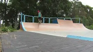 Legit Learner #skateboarding #skatepark Australia Day #dropin