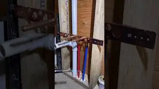 Stubbing out water lines #plumbing101 #diyplumbing #newconstruction #renovation #plumbing #homereno