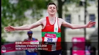 Blackwall tunnel crash & Ellis Cross beats Mo Farah (UK )- BBC London News - 3rd May 2022