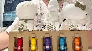 Unboxing Exclusive Medicom Bearbrick vinyl  figures Expo 2025 Japan Pavilion Hello Kitty Doraemon