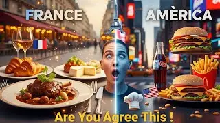 Think What if France's culinary lifestyle was in the U.S ? Comparison video 