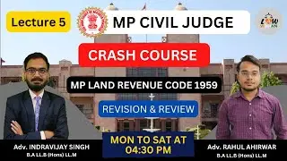 #MPCJ Crash Course On MP Land Revenue Code,1959 Revision, Review पुनरीक्षण,पुनर्विलोकन #mpciviljudge