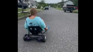 Riding on zoom zoom carts😝😝😝