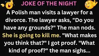 😂 Joke Of  The Day | Polish Man's Hilarious Divorce Confusion! | #jokes