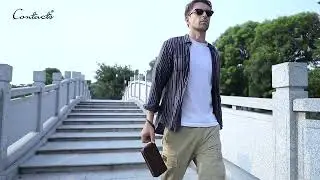 Clutch Bag Men-MC1018 coffee