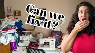 Tiny Space, HUGE Chaos: Sewing Studio Tour & Problem-Solving!