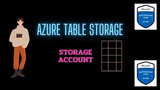 Azure Table Storage | Storage Account | Storage Services #azure #azuretutorials #azuretraining