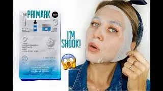 Обзор суперувлажняющей 3-сторонней маски Primark с гиалуроновой кислотой! Я в шоке!!!