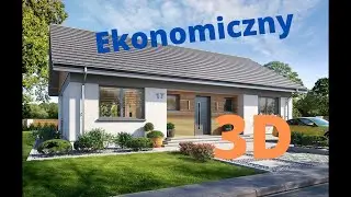 Projekt domu Ekonomiczny MG Projekt - Model 3D SketchUp Online