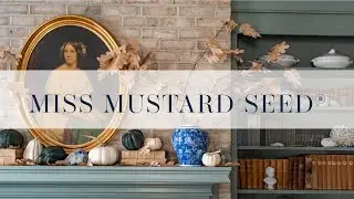 fall decorating | craft project | paper leaves & branches | autumn mantel | miss mustard seed