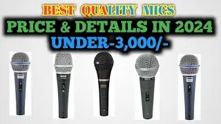 BEST BUDGET MICS FOR SINGERS, INSTRUMENTS||PRICE & DETAILS IN TELUGU