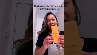 Night 1 #medicube mask stay tune for updates. #shorts #koreanskincare  #facemaskbeauty#subscribe