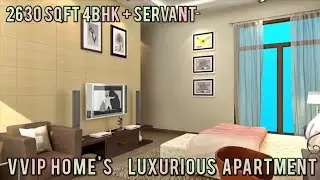 VVIP HOME'S ||☎️ 7902124561 2630 Sqft 4bhk + Servant || Gaur City 2 || Luxurious Flat || PropAlay