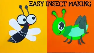 paper craft | insect craft ideas | insect craft | kids crafts ideas | DIY paper insects crafts