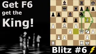 Blitz #6: F6-G7 are targets in the way to deliver checkmate, Sicilian defence, Closed (3min) game