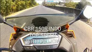 CBR 150R indo Top speed with pillion //  Jamuna Bridge //