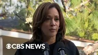 Kamala Harris speaks about Hurricane Helene recovery efforts