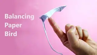 How to Make an Origami Bird Easy | Balancing Paper Bird