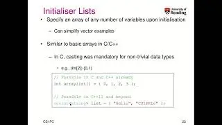 CS1PC C++ Week 3-2-5: The initializer list template