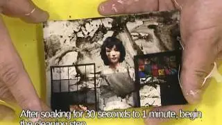 Cleaning Photo Prints Damaged by Muddy Water