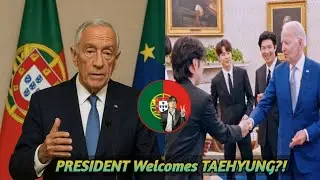 МИР В ШОКЕ! Portugal's PRESIDENT Personally Welcomes Taehyung — BTS Left SPEECHLESS 😱