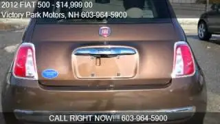 2012 FIAT 500 for sale in North Hampton, NH 03862 at the Vic