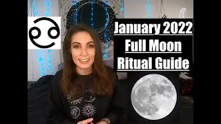 CANCER FULL MOON RITUAL GUIDE - crystals, tarot, journal prompts shadow work, c