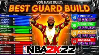BEST GUARD BUILD IN NBA 2K22! NEW DEMIGOD SLASHING PLAYMAKER BUILD IN NBA 2K22! Best Build 2k22