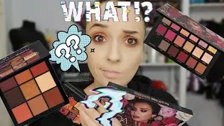 Huda Beyuty сравнение палеток Rose GOLD PALETTE и Warm btown obsessions. Разное качество???