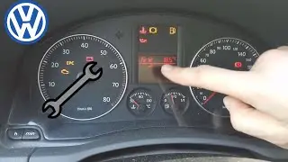 VW insp reset. Ключ на панели.