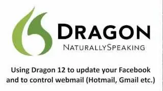 Dragon Professional 12 on Facebook or Webmail (Hotmail, Gmail)