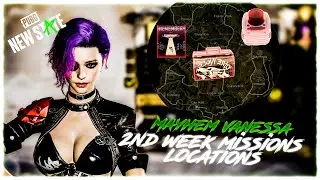 Mayhem Vanessa Season 5 week 2 mission locations - New State Mobile #newstatemobile #season5missions