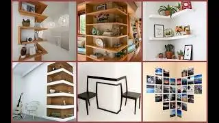 Corner Wall Decor Ideas DIY 2018 | Framing Cabinet Hanging Mount TV Installation Run Craft Aesthetic