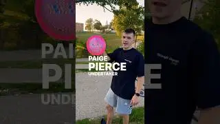 Awesome crush with the Page Pierce Undertaker for birdie! #discgolf #viral #shorts #bird #satisfying