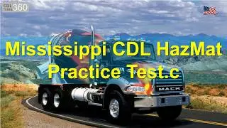 Mississippi CDL HazMat Practice Test