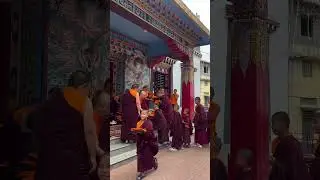 H H Gyangkhang Rinpoche give monk dress #video #monk #love #buddism