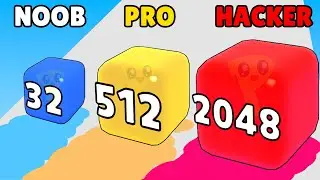 NOOB vs PRO vs HACKER in Cubes 2048 Jump