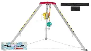 VEVOR Confined Space Tripod 1800lbs Winch and 8 ' Legs Confined Space Rescue