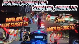 JALANAN SURABAYA MALAM PADAT‼️BIKIN KAGET, ADA YANG NYEROBOT.|| NIGHTRIDE KOPDAR ⁉️ #insta360 #r15v3