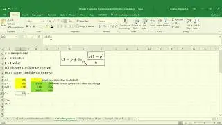 Excel Tutorial: Calculating Confidence Interval for a Proportion in Excel