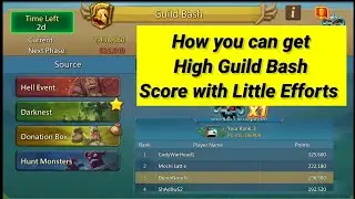Lords Mobile - Guild Bash Tips and Tricks | How to Get Good Points with Little Efforts